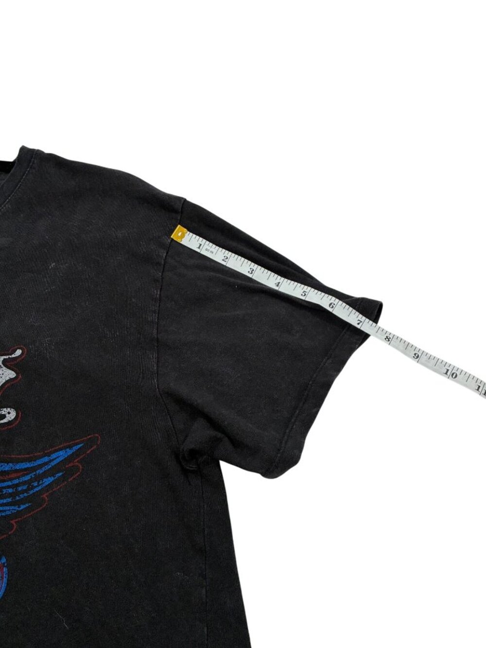 Aerosmith Deuces Are Wild Graphic Band Tee Black Distressed Vintage Style Medium — image 8 of 8